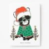 Specialty Glitter Frenchie Holiday Card