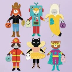 Critter Costume Paper Dolls Craft Kit