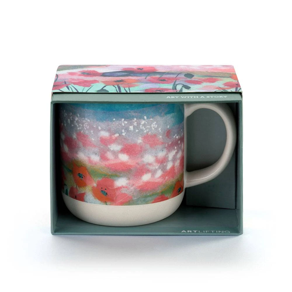 Poppy Floral Art Mug 4 Poppy Floral Art Mug - Image 4