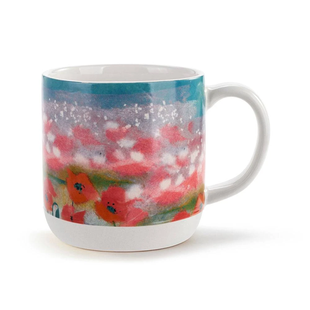 Poppy Floral Art Mug 1 Poppy Floral Art Mug