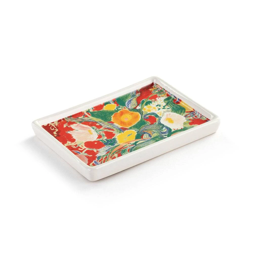 Floral Art Mini Trinket Dish 1 Floral Art Mini Trinket Dish