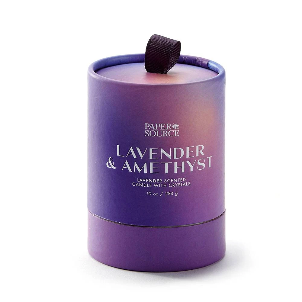 Lavender & Amethyst Candle 2 Lavender & Amethyst Candle - Image 2