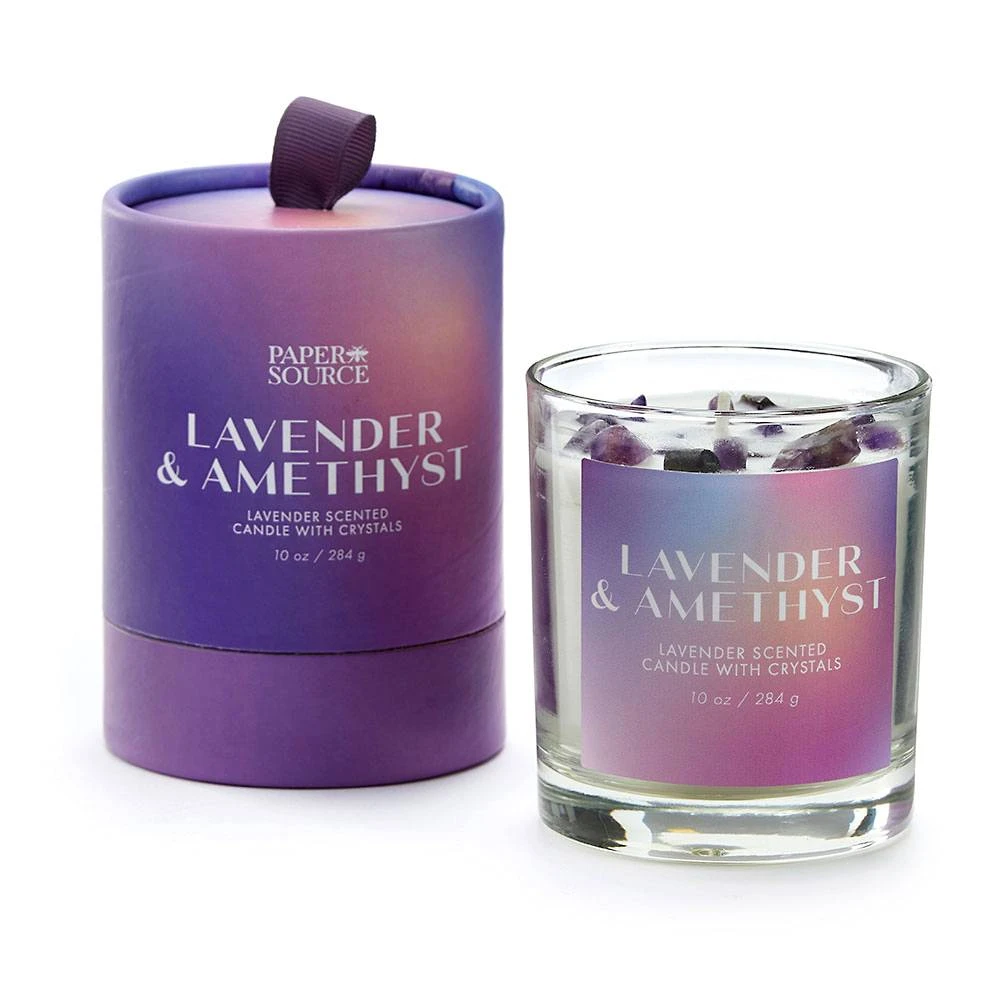 Lavender & Amethyst Candle 1 Lavender & Amethyst Candle