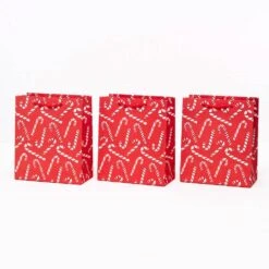 Candy Cane Medium Gift Bags