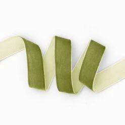 Willow Green Velvet Ribbon