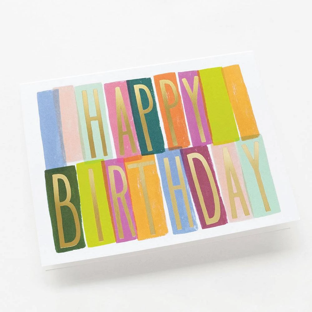 Happy Birthday Foil Stationery Set 2 Happy Birthday Foil Stationery Set - Image 2