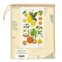 Citrus Tea Towel -Paper Source 10008745 Cavallini TT Citrus BAG 1