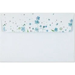 Blue Flowers Stationery Set 5 Blue Flowers Stationery Set -Paper Source 10011648 2