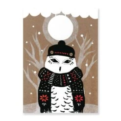 Animals In Sweaters Holiday Card Set -Paper Source 10013912 3