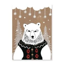 Animals In Sweaters Holiday Card Set -Paper Source 10013912 4