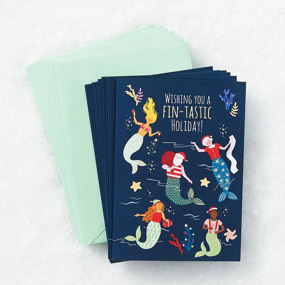 Holiday Mermaids Card Set 1 Holiday Mermaids Card Set