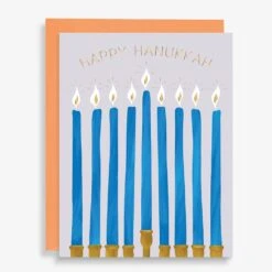 Hanukkah Candles Card Set