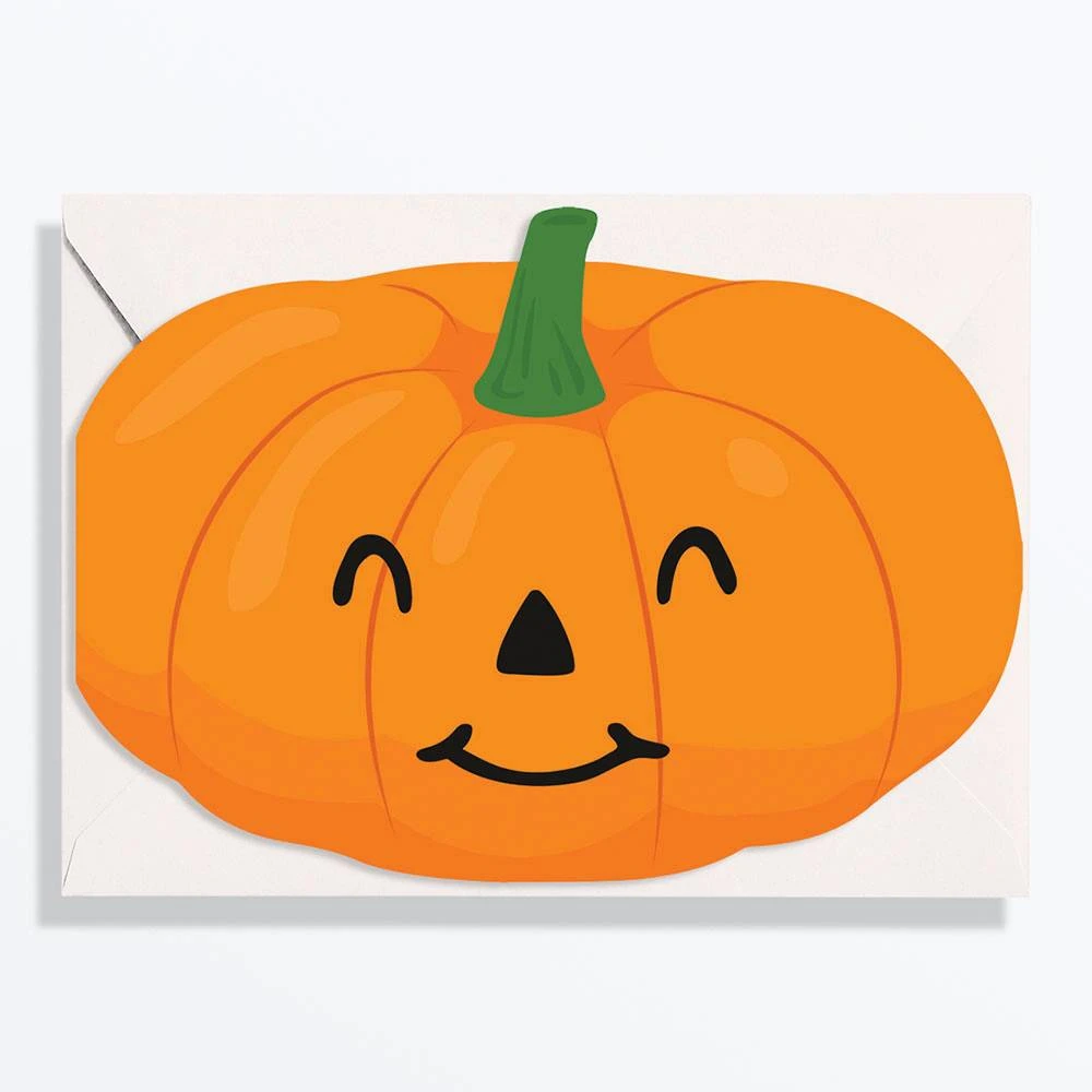 Die Cut Pumpkin Halloween Stationery Set 1 Die Cut Pumpkin Halloween Stationery Set