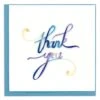 Quilling Purple Thank You Card