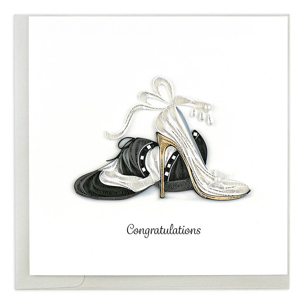 Quilling First Dance Wedding Card 1 Quilling First Dance Wedding Card