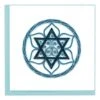 Quilling Star Of David Greeting Card