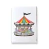 Glitter Rainbow Carousel Birthday Card
