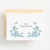 Quilling Blue Butterflies Sympathy Card