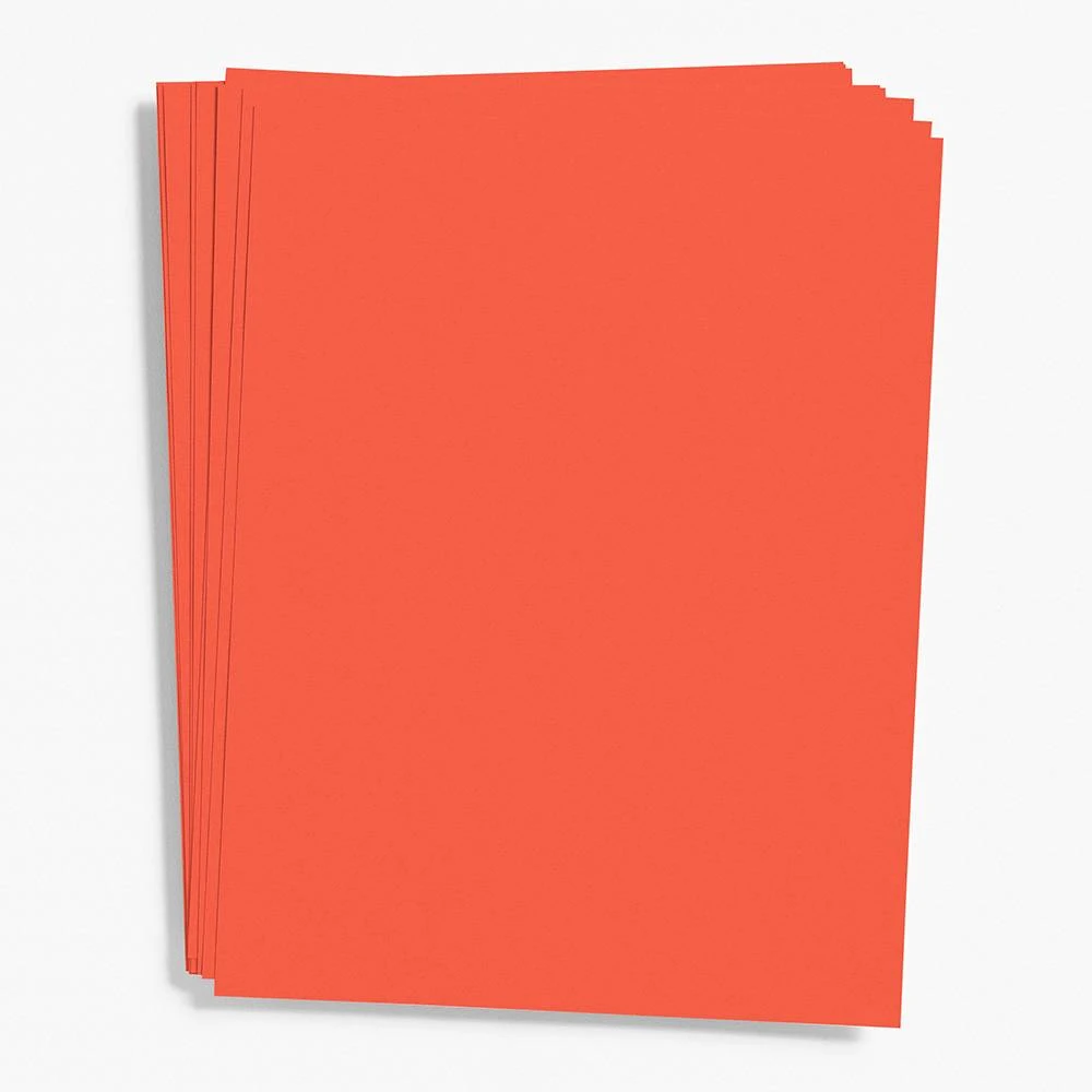 Persimmon Paper 8.5" X 11" Bulk Pack 1 Persimmon Paper 8.5" X 11" Bulk Pack