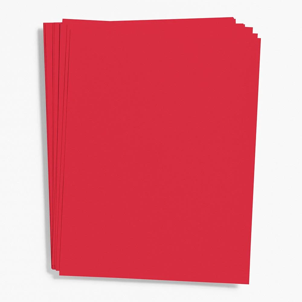 Red Paper 8.5" X 11" Bulk Pack 1 Red Paper 8.5" X 11" Bulk Pack