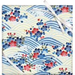 Waves And Plum Blossoms Handmade Paper