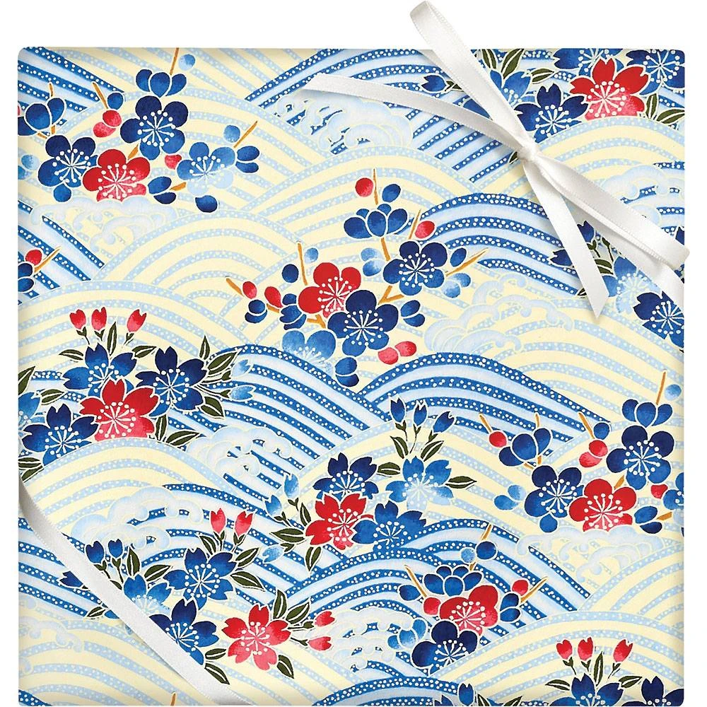 Waves And Plum Blossoms Handmade Paper 1 Waves And Plum Blossoms Handmade Paper