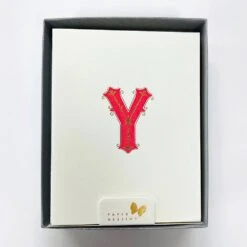 Monogram Letterpress Stationery Sets -Paper Source 196940234626