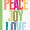 Peace Joy Love Brights Holiday Card Set