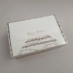 Music Notes Stationery Set