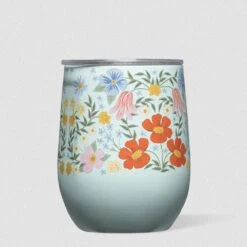 Rifle Paper Co. X Corkcicle Bramble Stemless Wine Cup