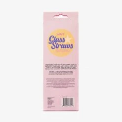 Wavy Glass Straws 5 Wavy Glass Straws -Paper Source 810064774348 2