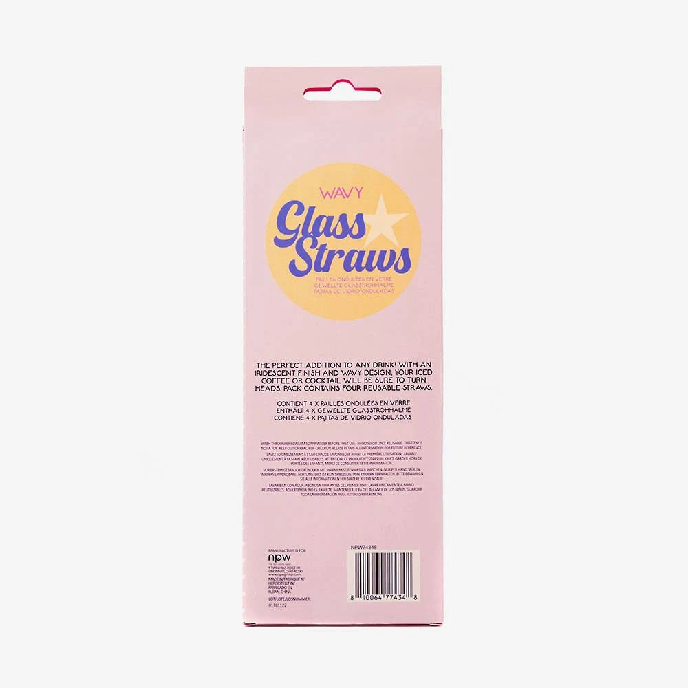 Wavy Glass Straws 3 Wavy Glass Straws - Image 3