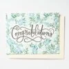 Watercolor Garden Congrats Supersized Card