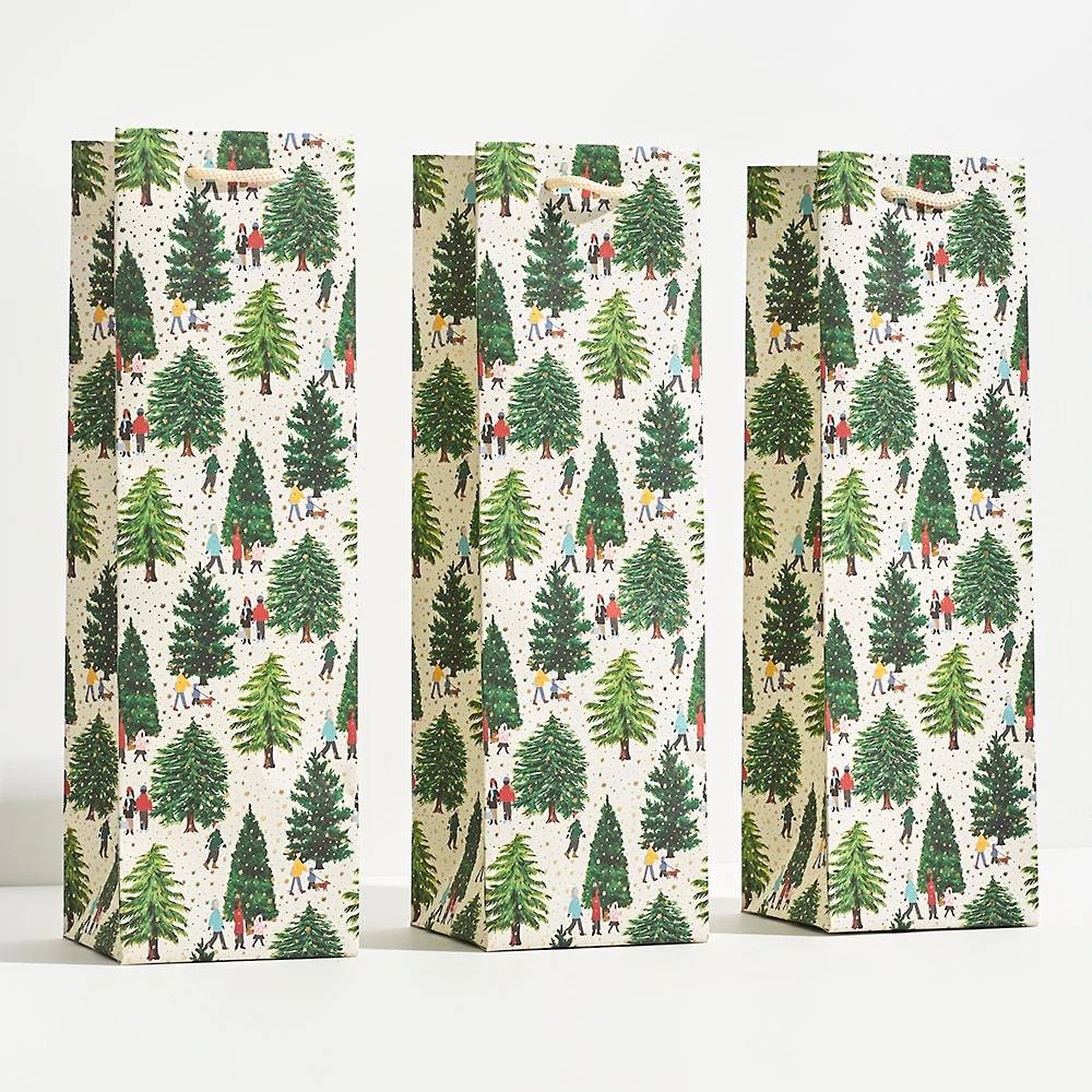 Christmas Tree Farm Wine Bags 1 Christmas Tree Farm Wine Bags