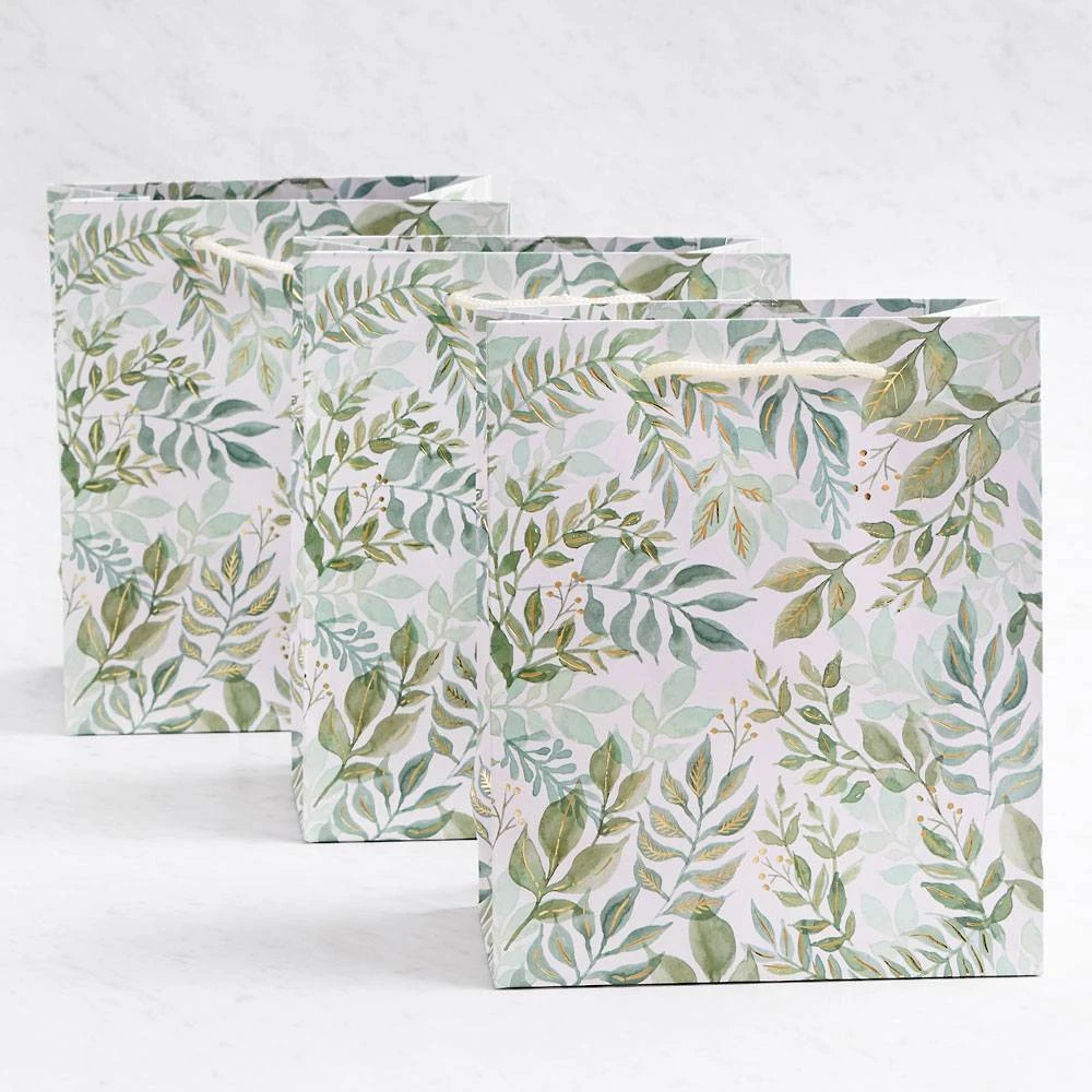 Watercolor Garden Gift Bag Set 1 Watercolor Garden Gift Bag Set