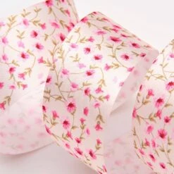 Ditsy Pink Floral Ribbon