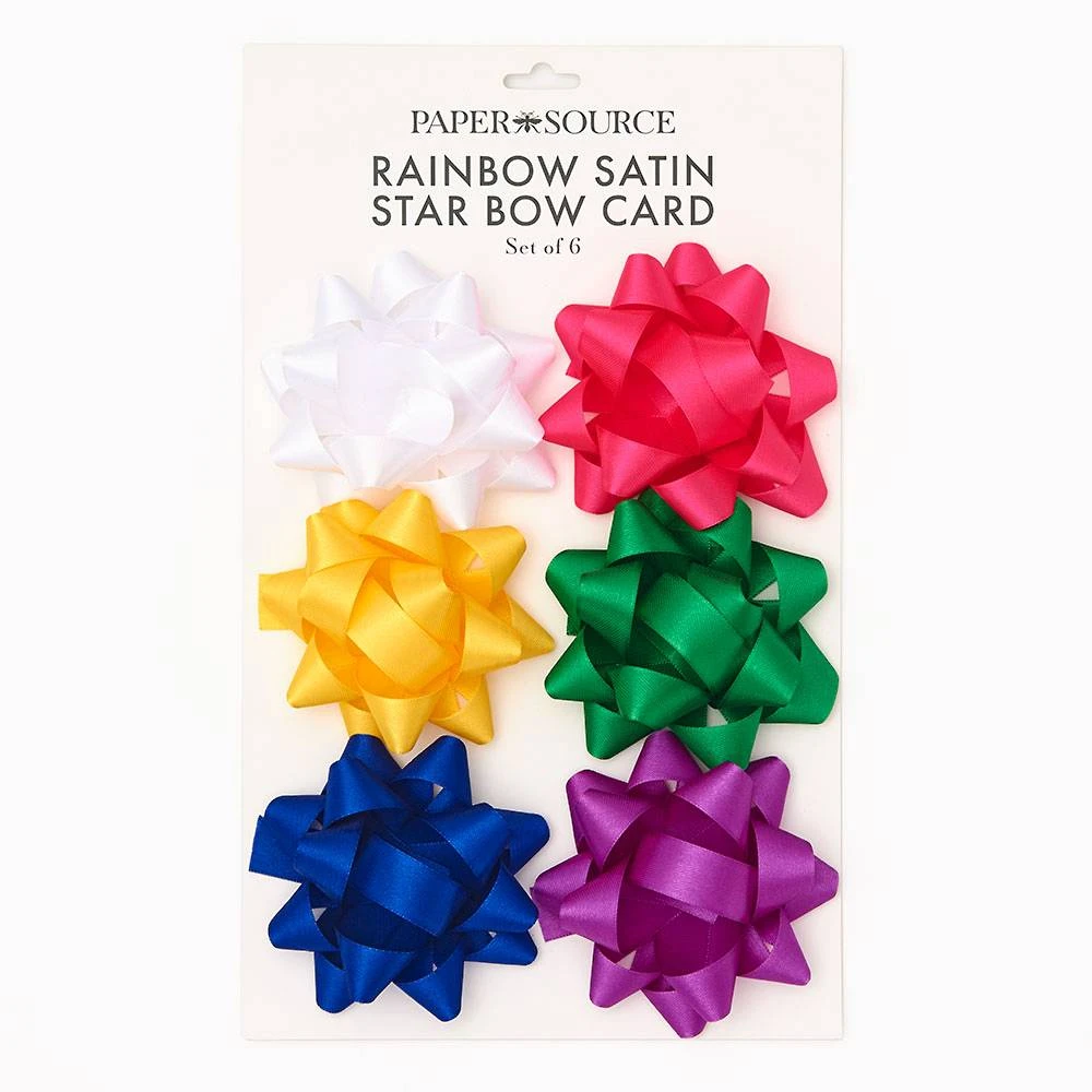 Rainbow Satin Bows 1 Rainbow Satin Bows