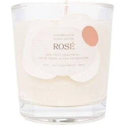 Rewined Rose Candle