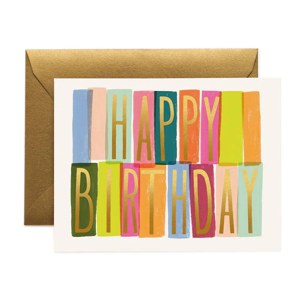 Happy Birthday Foil Stationery Set 1 Happy Birthday Foil Stationery Set
