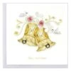Quilling Wedding Bells Greeting Card