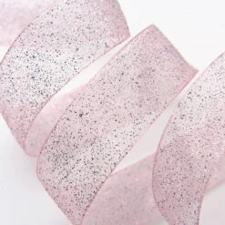 Light Pink Glitter Ribbon