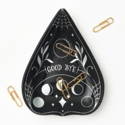 Glass Ouija Planchette Trinket Dish