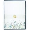 Blue Flowers Stationery Set