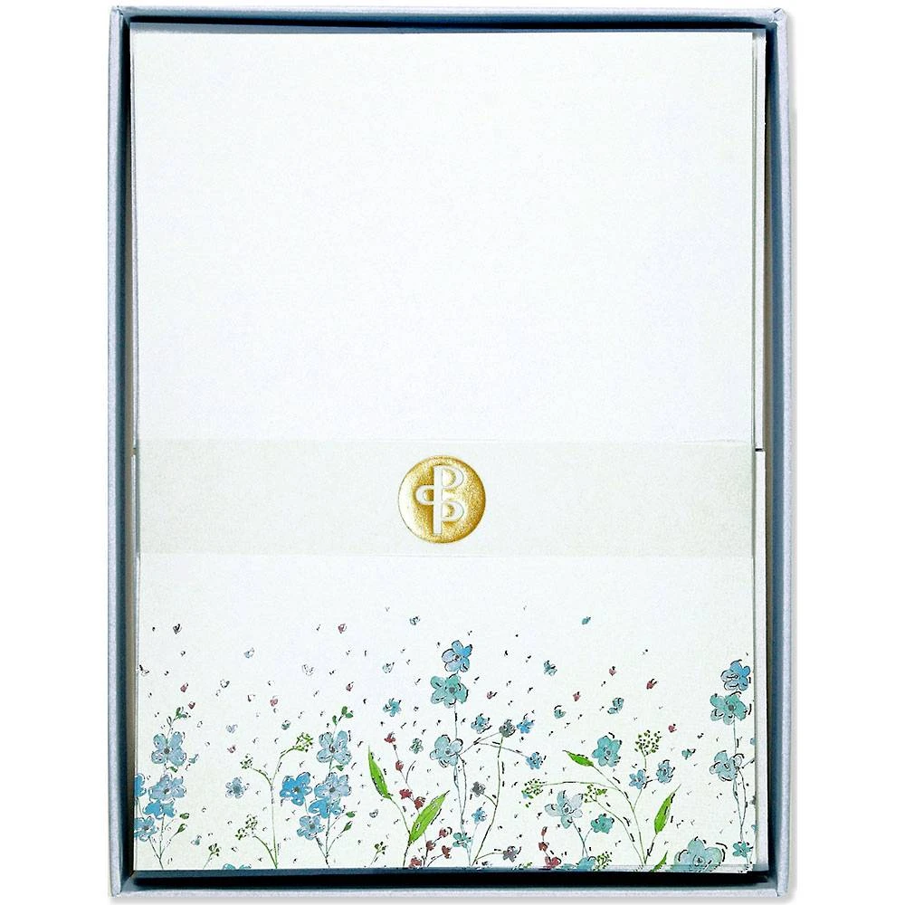 Blue Flowers Stationery Set 1 Blue Flowers Stationery Set