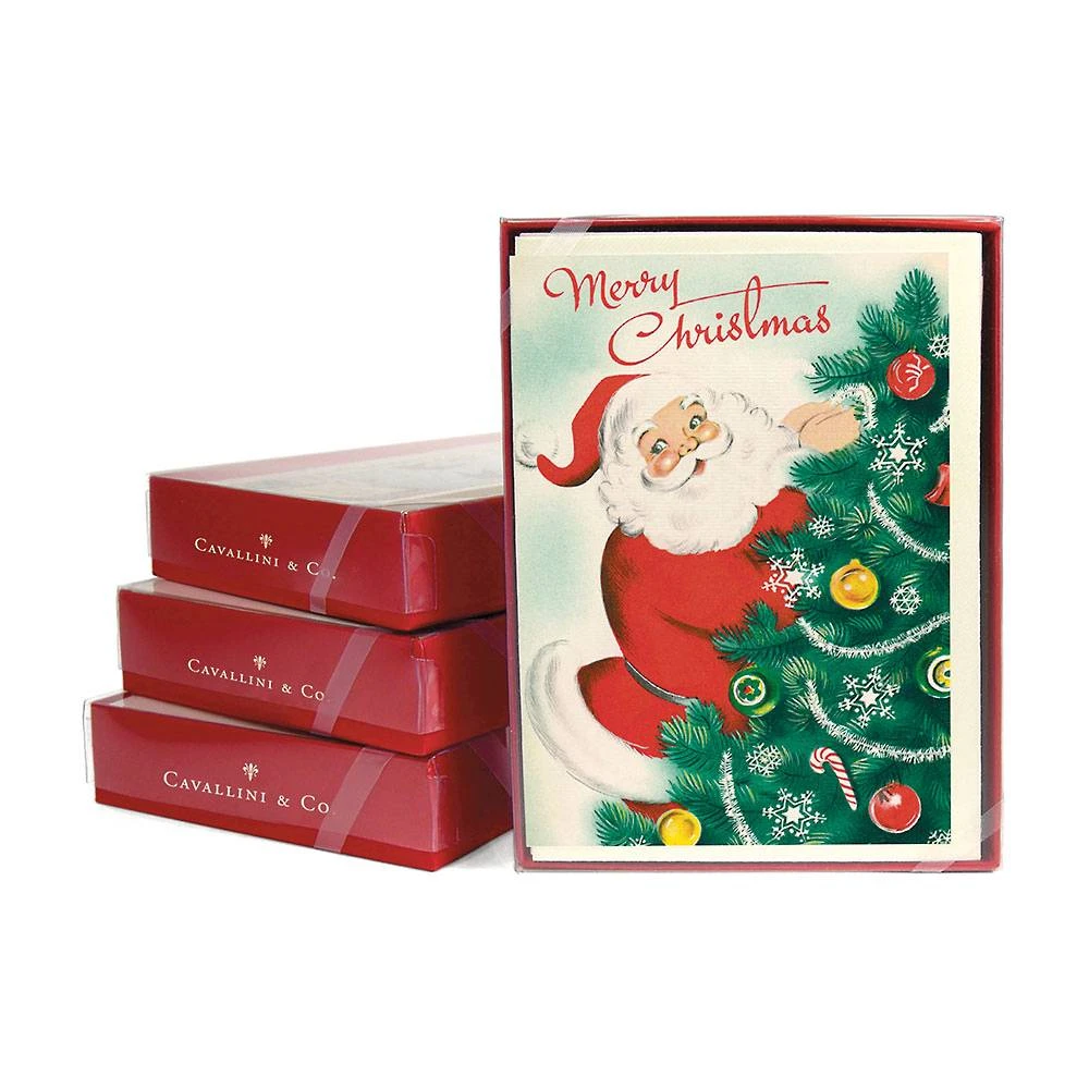 Cavallini & Co. Merry Christmas Santa Holiday Card Set 2 Cavallini & Co. Merry Christmas Santa Holiday Card Set - Image 2