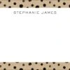 Black Dots On Kraft Stationery