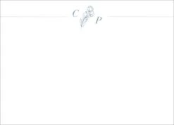 Floral Divided Monogram Stationery 6 Floral Divided Monogram Stationery -Paper Source ST742 203042208206 Hydrangea