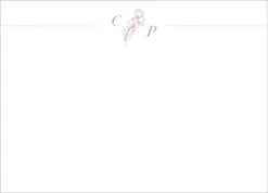 Floral Divided Monogram Stationery 7 Floral Divided Monogram Stationery -Paper Source ST742 203042208206 Rose