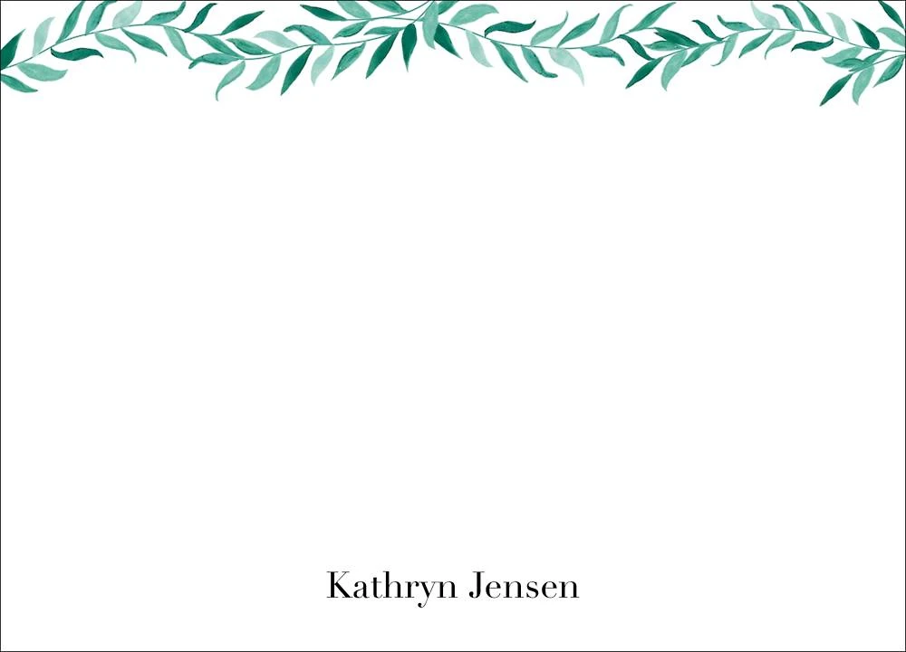 Green Leaves Stationery 1 Green Leaves Stationery