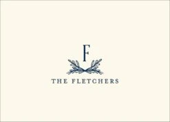 Laurel Monogram Stationery 8 Laurel Monogram Stationery -Paper Source ST747 203047208203 Night